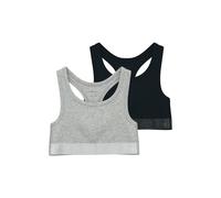 NAME IT Soutiens-gorge gris chiné / noir, Taille 158-164