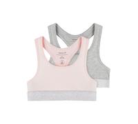 NAME IT Soutiens-gorge gris chiné / rose pastel / argent, Taille 158-164