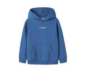 NAME IT Sweat 'Brody' saphir / blanc, Taille 158-164