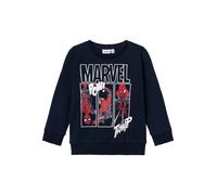 NAME IT Sweat 'Jessie Spiderman' marine / bleu clair / rouge / blanc, Taille 86