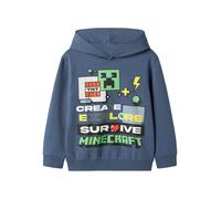NAME IT Sweat 'Minecraft ' bleu / mélange de couleurs, Taille 134-140