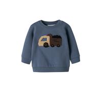 NAME IT Sweat ' 'NBMKLIPS' beige / bleu foncé / chocolat / noir, Taille 62