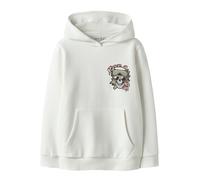 NAME IT Sweat 'NKMBastian' bleu / orange pastel / noir / blanc, Taille 134-140