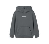 NAME IT Sweat 'NKMBrody' gris foncé / blanc, Taille 146-152
