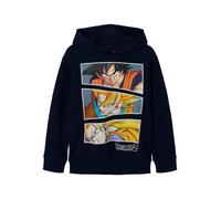 NAME IT Sweat 'NKMJIL Dragon' bleu marine / opal / jaune / orange foncé, Taille 158-164
