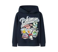 NAME IT Sweat 'NKMJim Pokemon' marine / jaune / rouge / blanc, Taille 158-164