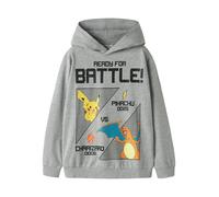 NAME IT Sweat 'NKMJOL POKEMON' cognac / jaune / gris / noir, Taille 134-140