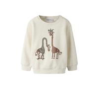 NAME IT Sweat 'NMMDenson' écru / marron / menthe / blanc, Taille 92