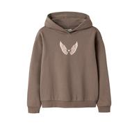 NAME IT Sweat-shirt crème / umbra / rose, Taille 146-152