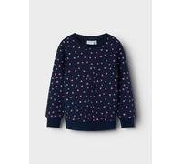 NAME IT Sweat-shirt 'Davina' saphir / violet / rose clair, Taille 80