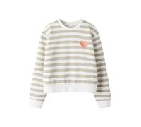 NAME IT Sweat-shirt 'NKFBELL' mastic / pêche / blanc, Taille 146-152