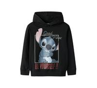 NAME IT Sweat-shirt 'NKFDYS STITCH' opal / rose pastel / rouge pastel / noir, Taille 116