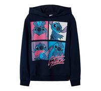 NAME IT Sweat-shirt 'NKFInga Stitch' bleu / marine / rose / blanc, Taille 116