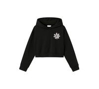 NAME IT Sweat-shirt 'NKFKory' rose clair / noir / argent / blanc, Taille 116