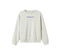 NAME IT Sweat-shirt 'NKFNEVEA' bleu / gris chiné, Taille 134-140