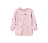NAME IT Sweat-shirt 'NMFLIA' bleu / rose / rouge / blanc, Taille 98