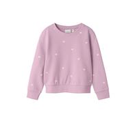 NAME IT Sweat-shirt 'NMFValba' rose / blanc cassé, Taille 110
