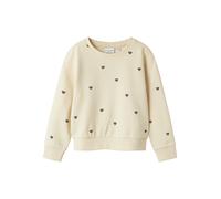 NAME IT Sweat-shirt 'NMFValba' sable / anthracite, Taille 104