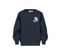 NAME IT Sweat-shirt 'NMFVENUS' bleu marine / bleu clair / blanc, Taille 98