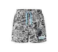 NAME IT Swimshorts Nkmmarki Fortnite Bfu Short de Bain, Blanc éclatant, 122 Garçon