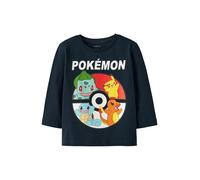 NAME IT T-Shirt bleu marine / bleu clair / orange / rouge, Taille 116