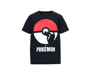 Name IT T-Shirt Boy's NKMNABEL Pokemon SS Top Noos BFU - Noir - 146/152, Noir, 146-152 cm