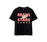 NAME IT T-Shirt 'Brawl Stars' azur / orange / pitaya / noir, Taille 122-128