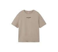 NAME IT T-Shirt 'Brody' beige foncé / noir, Taille 158-164