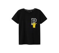 NAME IT T-Shirt 'Dex Pokemon' jaune / rouge / noir / blanc, Taille 116