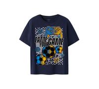 NAME IT T-Shirt 'Fifa Esports' bleu marine / jaune / noir / blanc, Taille 122-128