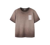 NAME IT T-Shirt marron / blanc, Taille 158-164