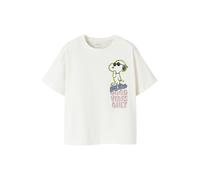 NAME IT T-Shirt 'NKFDylana Snoopy' opal / rose ancienne / noir / blanc, Taille 122-128