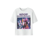 NAME IT T-Shirt 'NKFMARA KPOP' bleu foncé / violet foncé / blanc, Taille 134-140