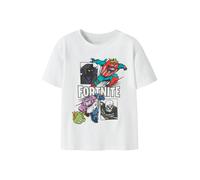 NAME IT T-Shirt 'NKMAmbrose Fortnite' violet / rouge / noir / blanc, Taille 116