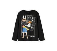 NAME IT T-Shirt 'NKMark One Piece' jaune / jaune clair / noir / blanc, Taille 134-140