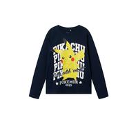 NAME IT T-Shirt 'NKMAst Pokemon' bleu foncé / jaune / rouge / blanc, Taille 146-152