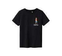 NAME IT T-Shirt 'NKMDio' nude / rouge sang / noir / blanc, Taille 116