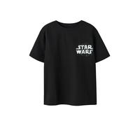 NAME IT T-Shirt 'NKMFRODE STARWARS' noir / blanc, Taille 122-128