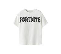 NAME IT T-Shirt 'NKMJAMBA FORTNITE' noir / blanc, Taille 158-164