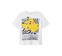 Name It T-shirt garçon Nkmjamish Pokemon Nreg SS Top Noos Sky Blanc éclatant 146-152