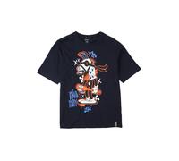 NAME IT T-Shirt 'NKMJEF FORTNITE' bleu / bleu marine / orange / blanc, Taille 134-140