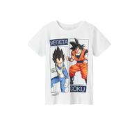 NAME IT T-Shirt 'NKMjes Dragon' beige / bleu / orange / blanc, Taille 116