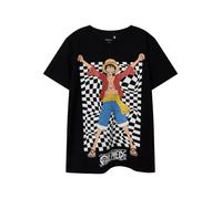 Name It T-shirt Nkmjob Noos Vde Nreg SS Top - Noir - Garçon 122-128