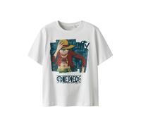 Name It T-shirt Nkmjob Nreg SS Noos VDE – Blanc éclatant – 146-152 Garçon