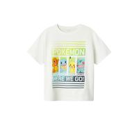 NAME IT T-Shirt 'NKMMABR POKEMON' bleu clair / jaune / kiwi / blanc, Taille 146-152