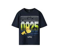NAME IT T-Shirt 'NKMMabr Pokemon' bleu marine / jaune foncé / pomme / blanc cassé, Taille 110