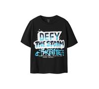 NAME IT T-Shirt 'NKMMod Fortnite' marine / aqua / noir / blanc, Taille 116
