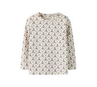 NAME IT T-Shirt 'NMFNIKALA' chocolat / mauve / noir / blanc naturel, Taille 86
