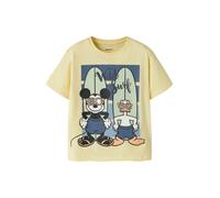 NAME IT T-Shirt 'NMMART MICKEY' bleu marine / jaune clair / vert pastel / noir, Taille 104