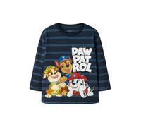 NAME IT T-Shirt 'NMMJOSHUE PAW' bleu marine / jaune / rouge / blanc, Taille 86